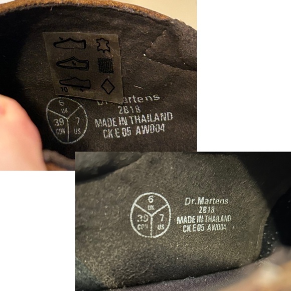 Vintage Dr. Martens 2B18 Slip On Leather Shoes Size US 7 - Picture 10 of 16